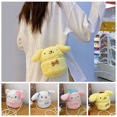 Najia My Melody Plush Cosmetic Bag Cinnamoroll Cartoon Cartoon Plush