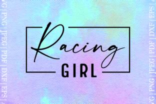 Racing Girl Svg Graphic By Seleart Creative Fabrica