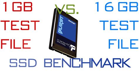 Rd Gb Vs Gb Patriot Burst Ssd Speed Test Youtube