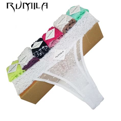 Xl 4xl 8color Lace Cotton Women Bikini Sexy Thong G String Underwear Panties Briefs Ladies T