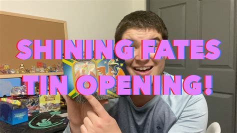 Shining Fates Tin Opening Cramorant V Tin Opening Youtube