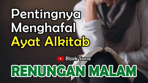 Pentingnya Menghafal Ayat Alkitab Suara Injil Renungan Malam Kristen