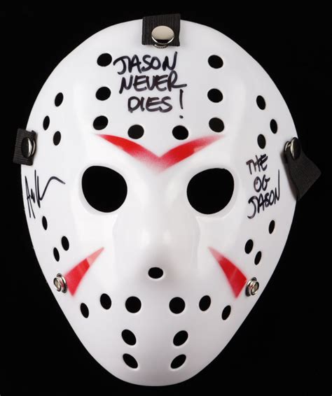 Ari Lehman Signed "Friday the 13th" Jason Voorhees Mask Inscribed ...