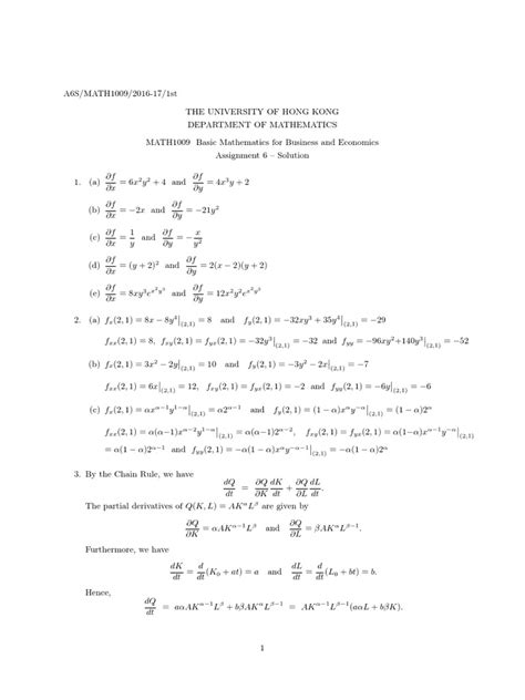 MATH Assignment 6 PDF | PDF | Equations | Mathematical Concepts