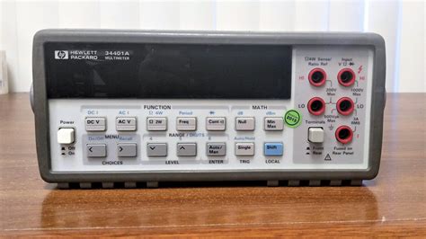 HP Agilent 34401A Digital Multimeter 6 5 Digit Global Test Equipment