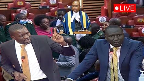 Live Drama In Senate As Senators Differ On Gen Z Protests And Ruto Men