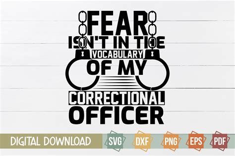 Correctional Officer Svg Design Graphic By Svgstudiodesignfiles