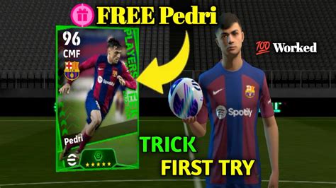 Trick To Get Rated Pedri From Potw World Wide Efootball Efootball