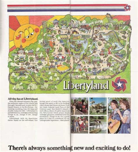 Libertyland Shanes Amusement Attic 1980 Park Brochure Theme Park