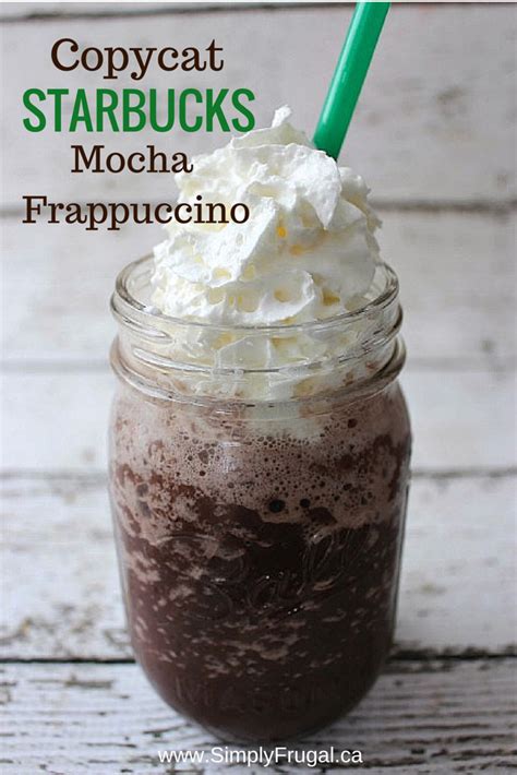 Copycat Starbucks Mocha Frappuccino