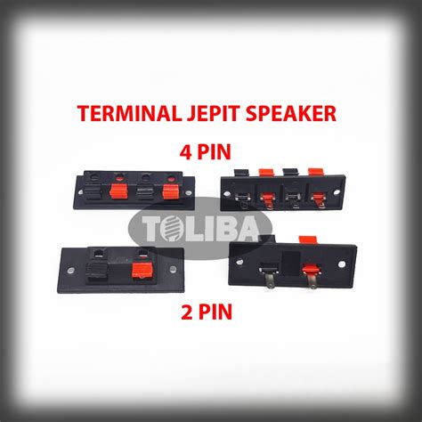 Jual Terminal Jepit Speaker Pin Socket Speaker Jepit Pin