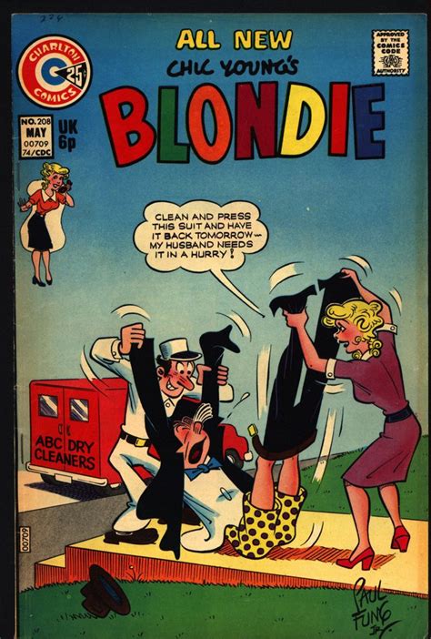 Blondie Comics 206 1973 Chic Young Dagwood Bumstead Mr Dithers Charlton Newspaper Funnies