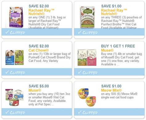 Over 12 Worth Of Cat Food Coupons To Print Now Muse Rachael Ray And More