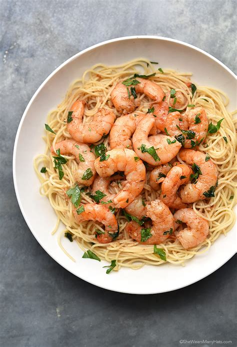 Easy Shrimp Scampi Recipe | She Wears Many Hats