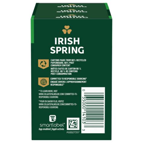 Irish Spring Original Deodorant Bar Soap Ct Oz Qfc