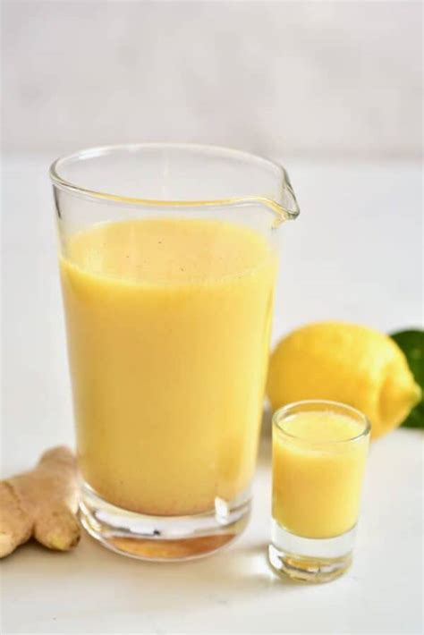 Lemon Ginger And Cayenne Immunity Shots Alphafoodie