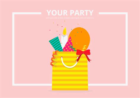 Party Favors Equipment Template 133782 Vector Art at Vecteezy