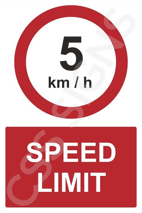 Forklift Speed Limit 5km Traffic Signs Ubicaciondepersonas Cdmx Gob Mx