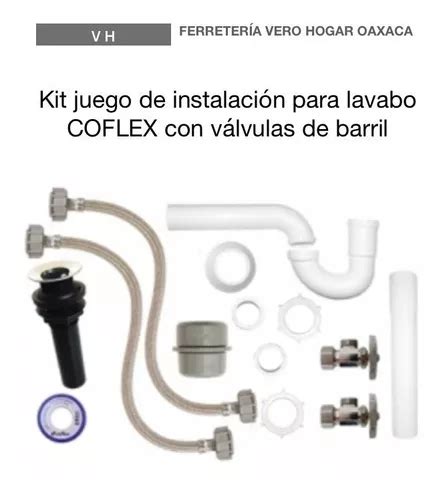 Kit Juego De Instalación Para Lavabo Coflex Psv b002 Envío gratis