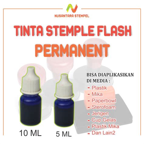 Jual Tinta Stempel Flash Permanent Shopee Indonesia