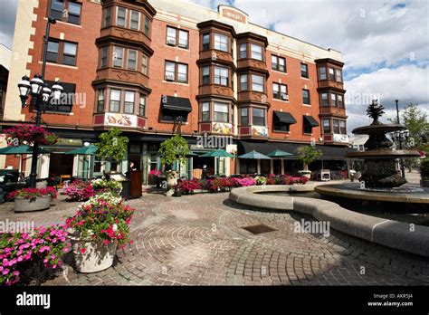 Depasquale Square, Federal Hill, Providence, RI Rhode Island USA Stock ...