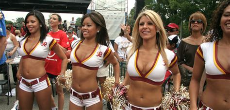 Ill Timed Washington Redskins Cheerleaders Photo Surfaces