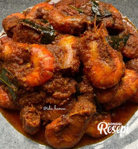 Resepi Rendang Udang Galah Istimewa Simple Tapi Rasa Memang Padu