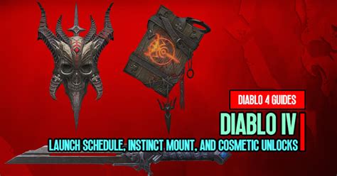 Diablo 4 Preload Times Launch Schedule Instinct Mount And Cosmetic