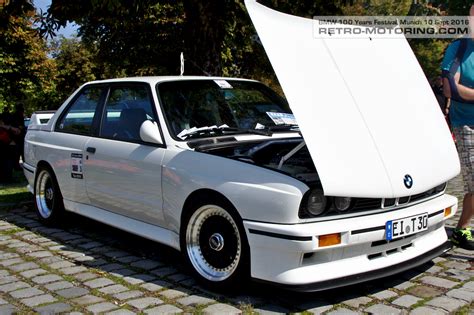 White Bmw E30 M3 Bmw Festival Munich 2016 Retro Motoring