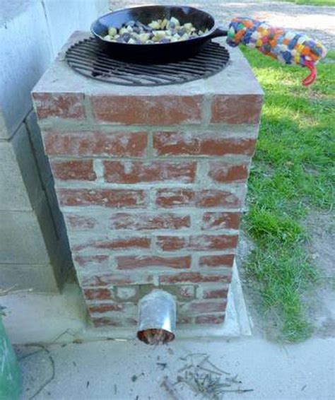 How To Make A Brick Rocket Stove In Easy Steps