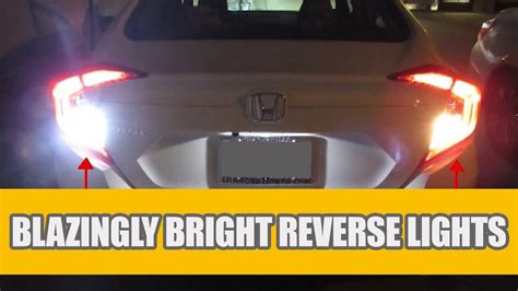 How To Install Led Reverse Back Up Lights For Honda Civic Youtube