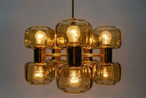 Space Age Golden 10 Light Sputnik Lamp 1960s For Sale At Pamono