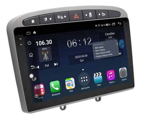 Multimidia Aikon Peugeot P Android Gb Gb Voz G