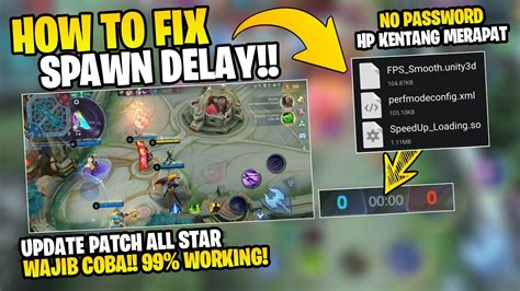 New Fix Spawn Delay Slow Loading Ml Cara Mengatasi Patah Patah