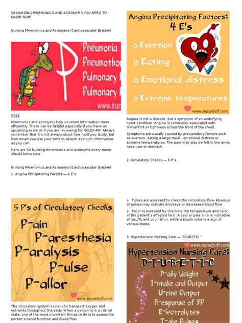 Nursing Mnemonics Diabetes Mellitus