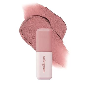 Amazon COLORGRAM NUDE BLUR TINT 02 CHARMING PINK Soft Velvet Matte Lip Stain Cheek Tint