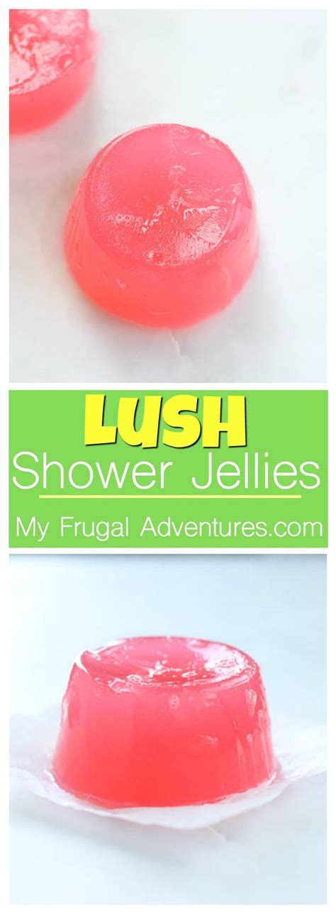 Homemade Shower Jellies My Frugal Adventures Recipe Homemade Bath