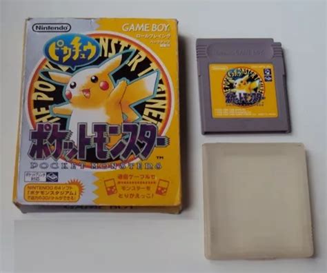 Pokémon Yellow Pikachu Edition Japonês Para Game Boy MercadoLivre