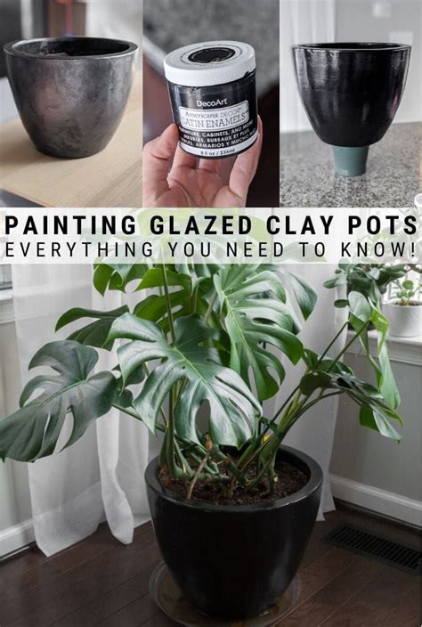 How To Paint Glazed Outdoor Pots Outdoor Lighting Ideas