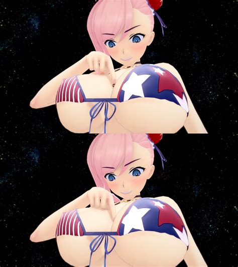 Rule 34 Astronomical Hyper Big Breasts Bigger Than Earth Bikini Blue Eyes Breasts Cleavage