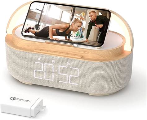 Colsur Newest Bluetooth Speaker With Digital Alarm Clock