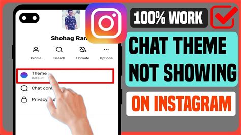 How To Fix Instagram Chat Theme Not Show How To Fix Instagram Chat Theme Not Working [{100 Work