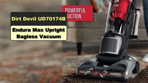 Dirt Devil Ud B Endura Max Upright Bagless Vacuum Cleaner Youtube