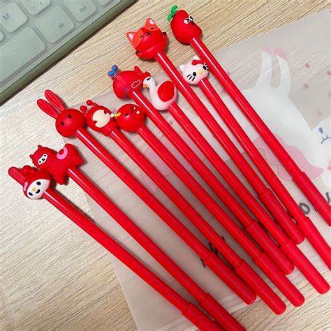 Cute Cartoon Gel Pen Plastic School Stationery Buy Gel Pencartoon