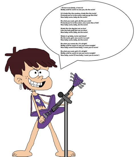 Luna Loud Singing C Mon And Swim By Sotosbros On Deviantart