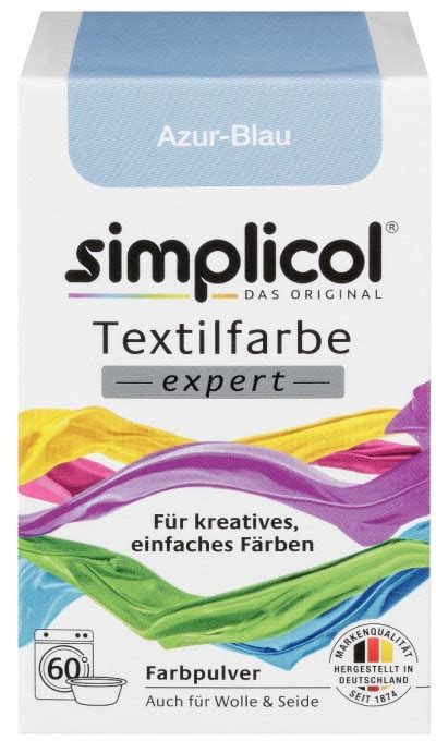 Simplicol Textilfarbe Expert Azur Blau Ab Preisvergleich Bei