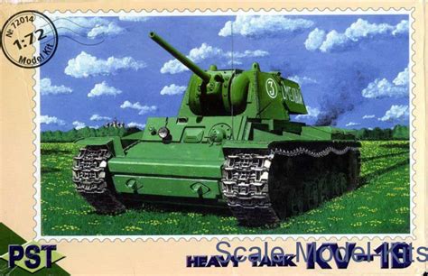 KV 1B WWII Soviet Heavy Tank PST Plastic Scale Model Kit In 1 72 Scale