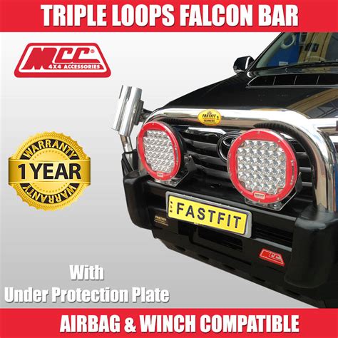 Shop MCC 707 01 Stainless Steel Triple Loops Falcon Bullbar LED