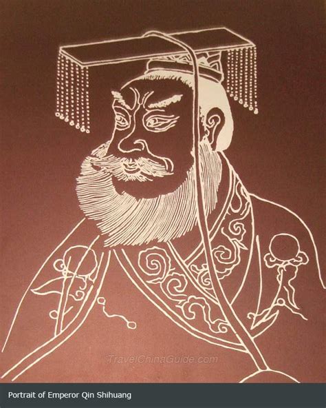 Portrait Of Emperor Qinshihuang Of The Qin Dynasty