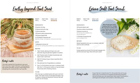 Naturally Inspired Diy Recipe Book Krissy Ballinger Naturally Inspired